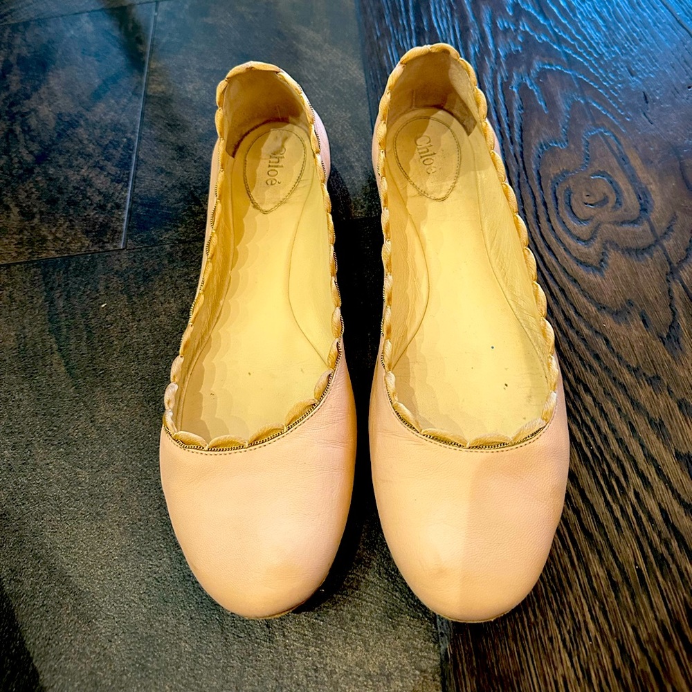 Chloe ballerina flats
